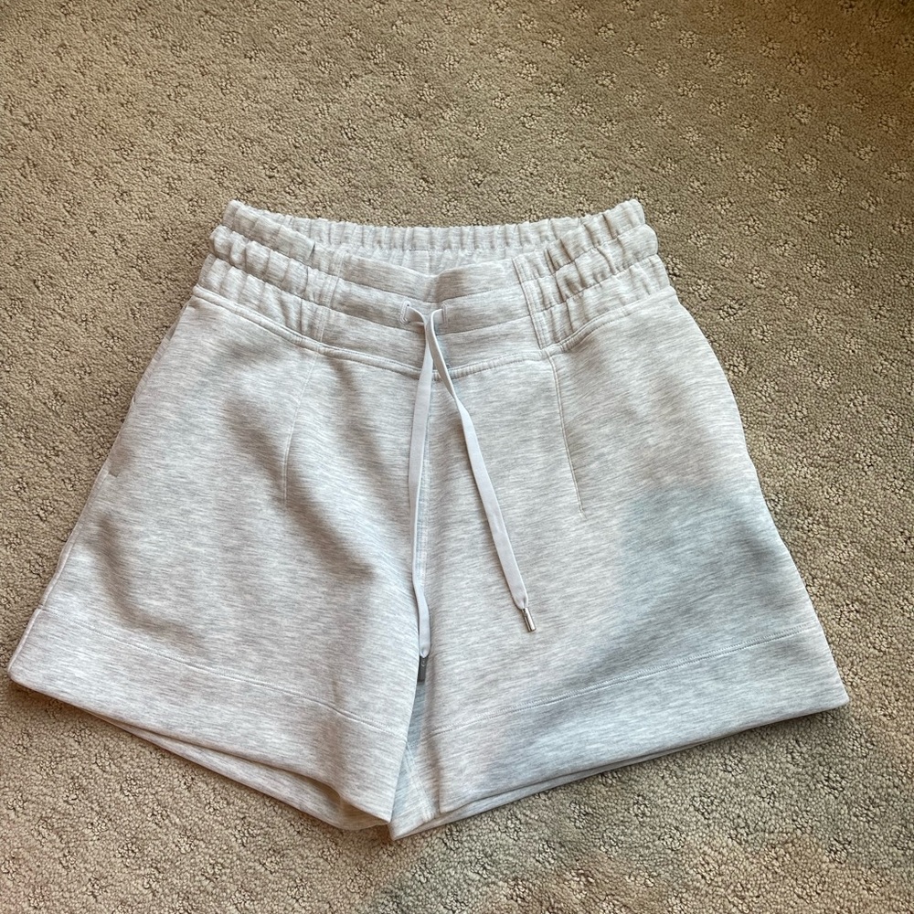 Lululemon Grey High Waisted Shorts